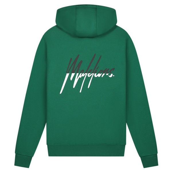 Malelions Split Hoodie Donker Groen