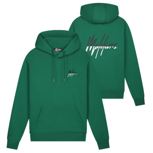 Malelions Split Hoodie Donker Groen