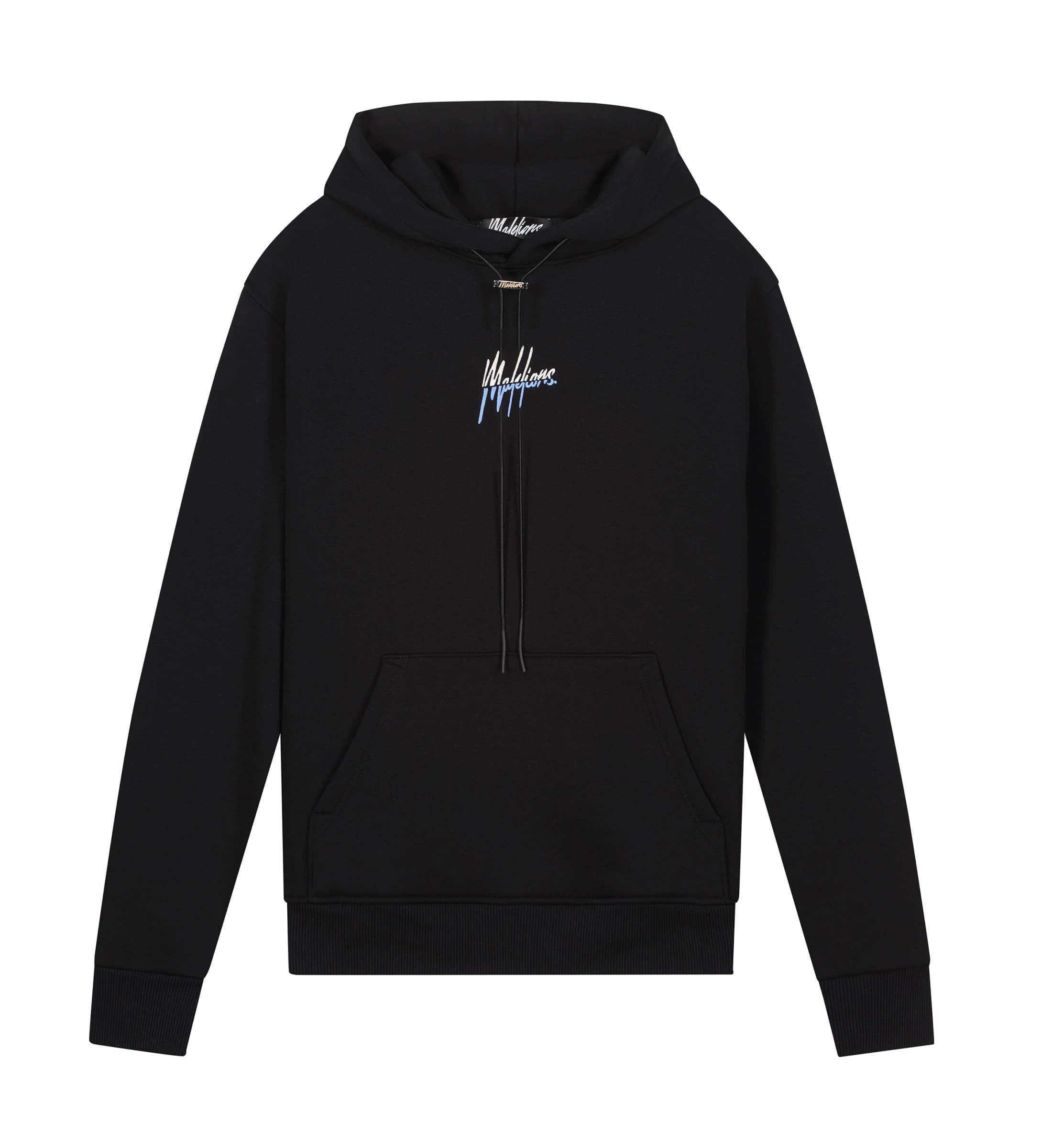 malelions split hoodie zwart (1)