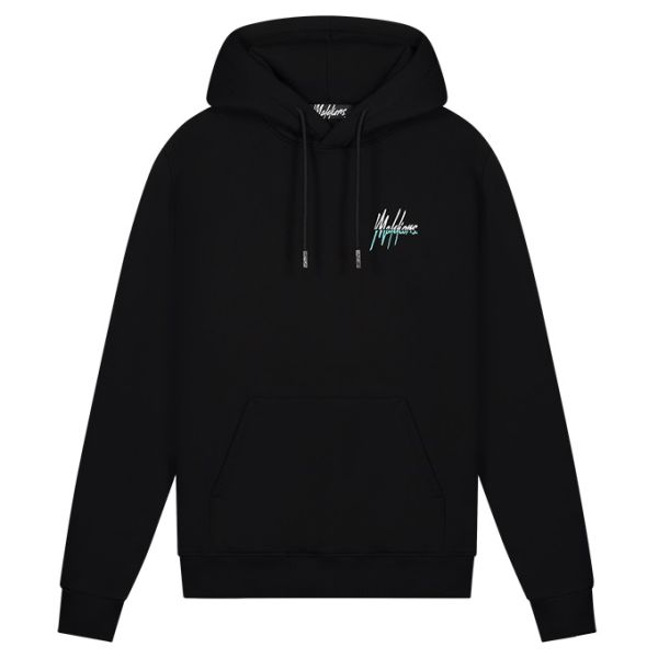 Malelions Split Hoodie Zwart