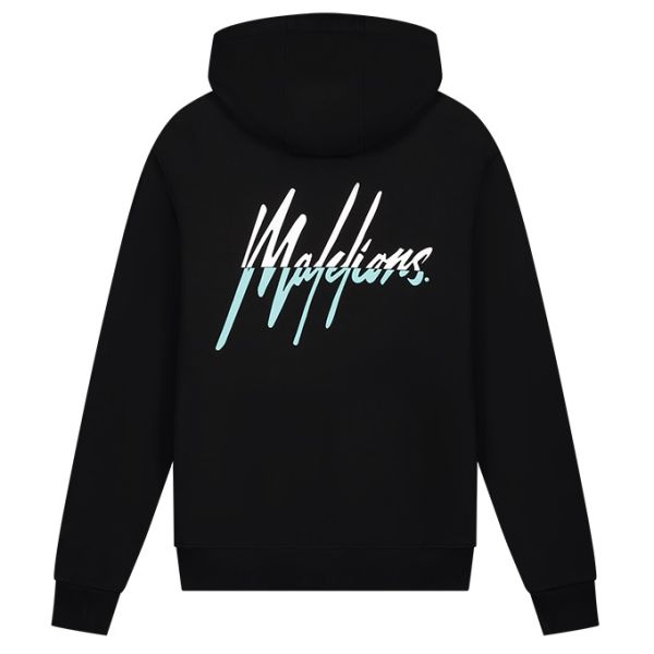 Malelions Split Hoodie Zwart
