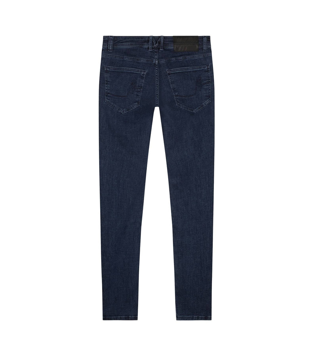 Malelions Split Jeans Donker Blauw