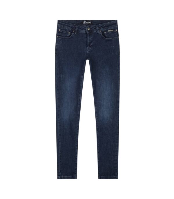 Malelions Split Jeans Donker Blauw