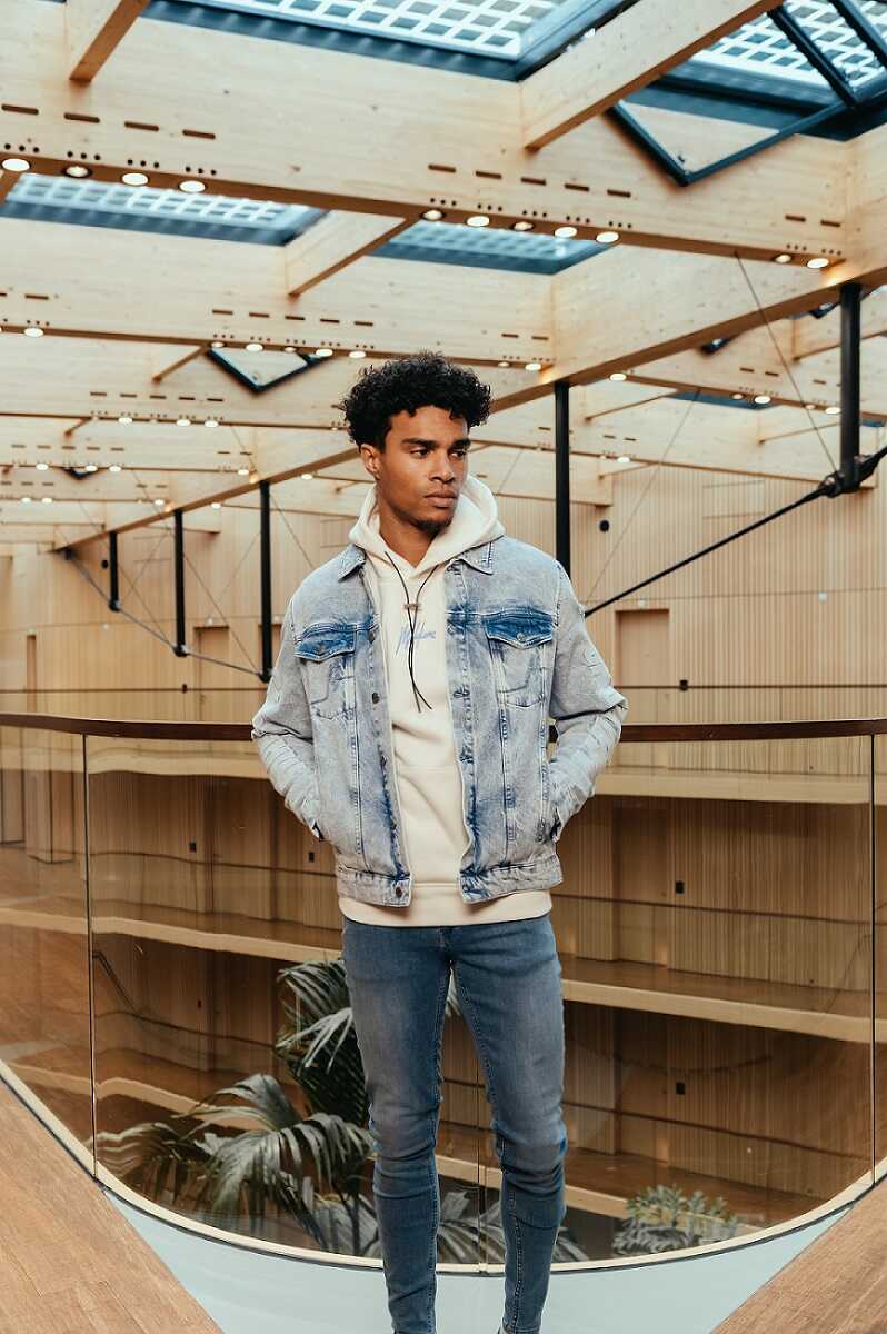 Malelions Split Jeans Licht Blauw