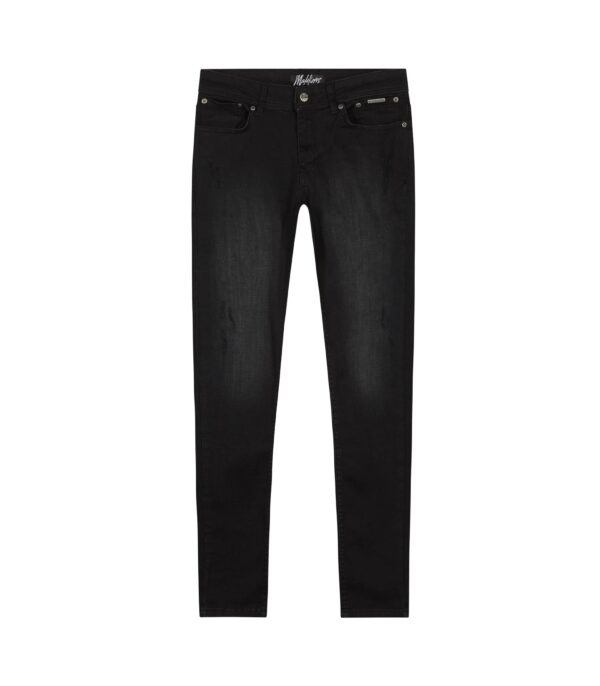 Malelions Split Jeans Zwart