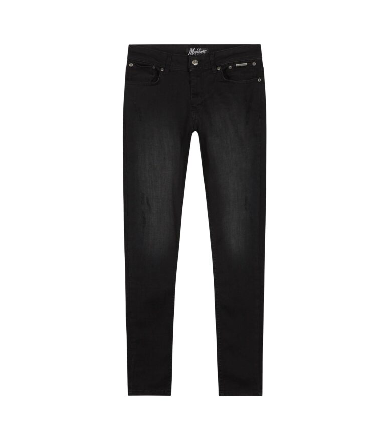 Malelions Split Jeans Zwart