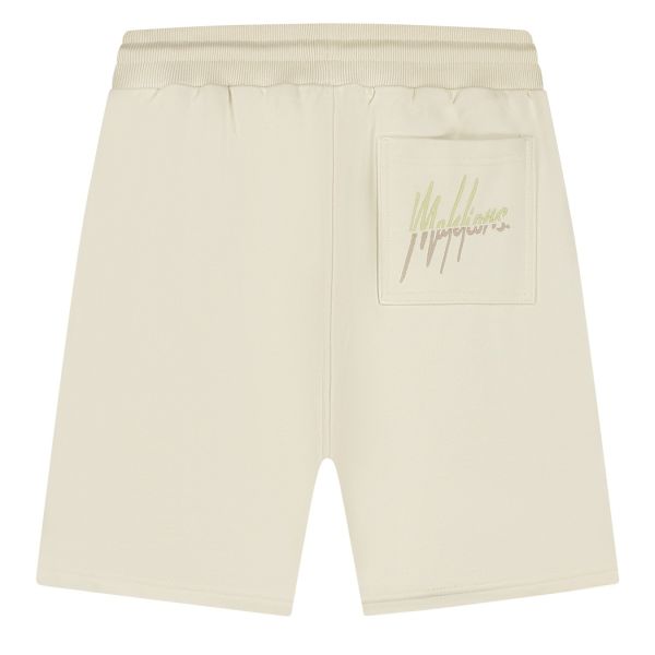 Malelions Split Korte Broek Beige