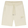 Malelions Split Korte Broek Beige