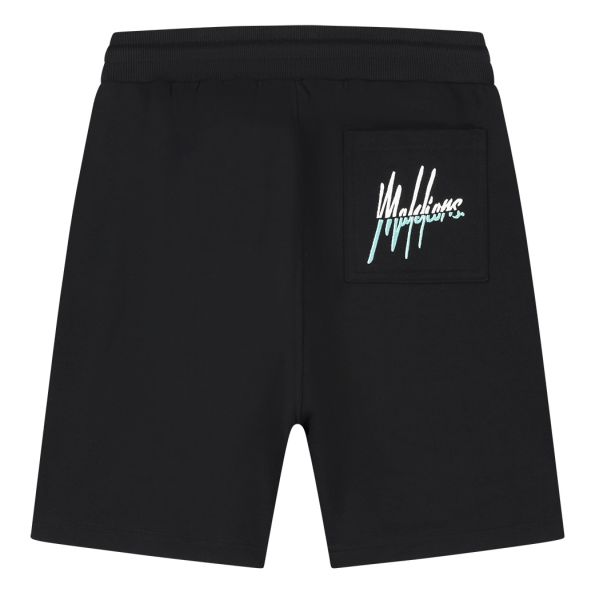 Malelions Split Korte Broek Zwart/Blauw