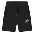 Malelions Split Korte Broek Zwart/Blauw