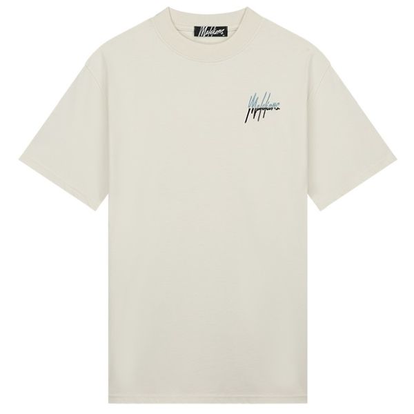 Malelions Split T-shirt Off White