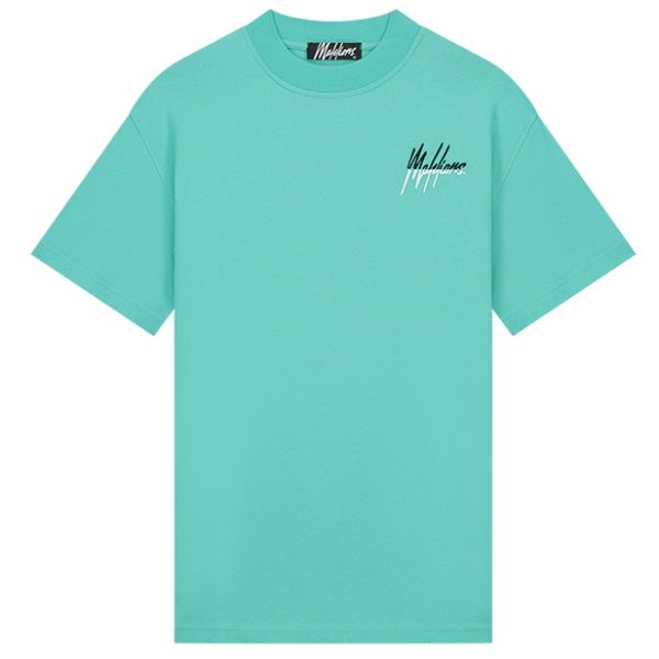 Malelions Split T-shirt Turquoise