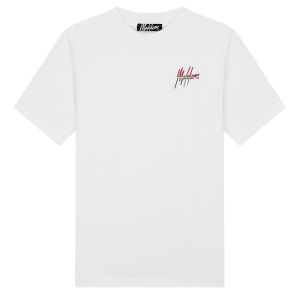 Malelions Split T-shirt Wit