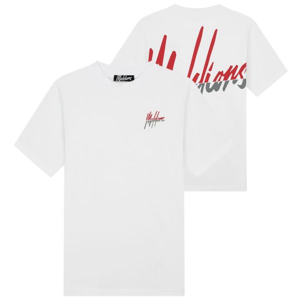 Malelions Split T-shirt Wit