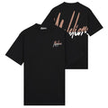 Malelions Split T-shirt Zwart