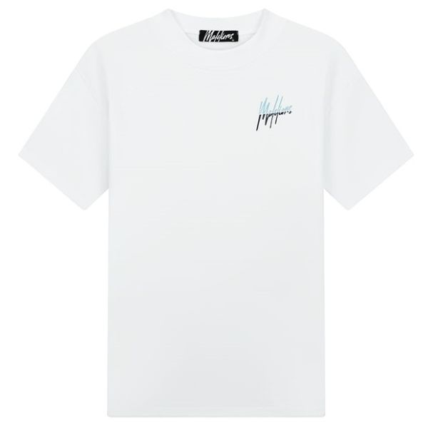 Malelions Split T-shirt Wit