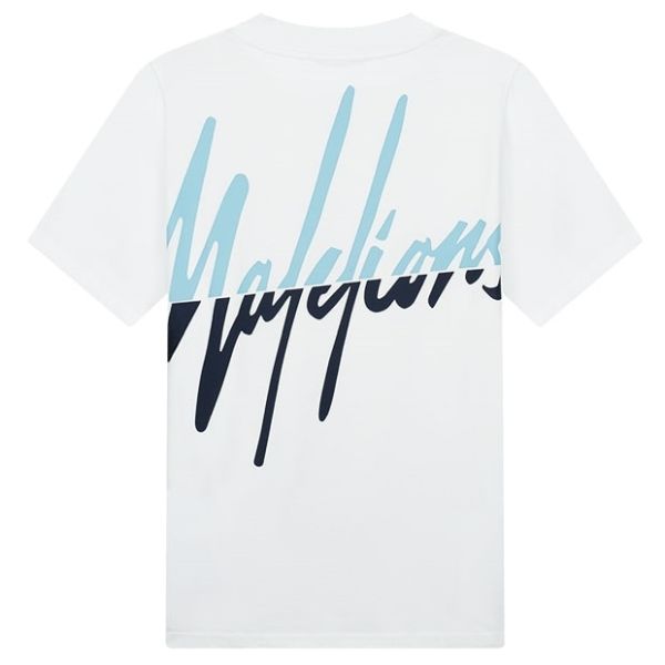 Malelions Split T-shirt Wit