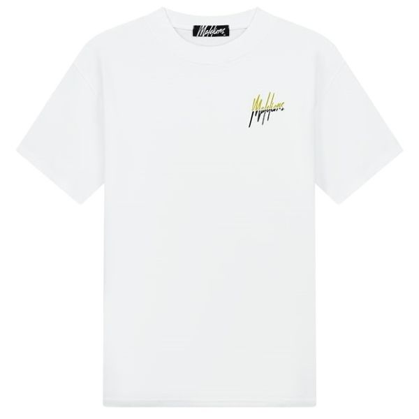 Malelions Split T-shirt Wit