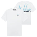 Malelions Split T-shirt Wit