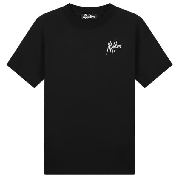 Malelions Split T-shirt Zwart