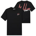 Malelions Split T-shirt Zwart