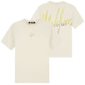 Malelions Split T-shirt Beige