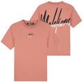 Malelions Split T-shirt Coral