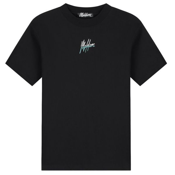 Malelions Split T-shirt Zwart