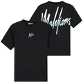 Malelions Split T-shirt Zwart