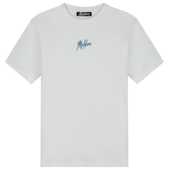 Malelions Split T-shirt Wit