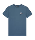 Malelions Split T-shirt Blauw