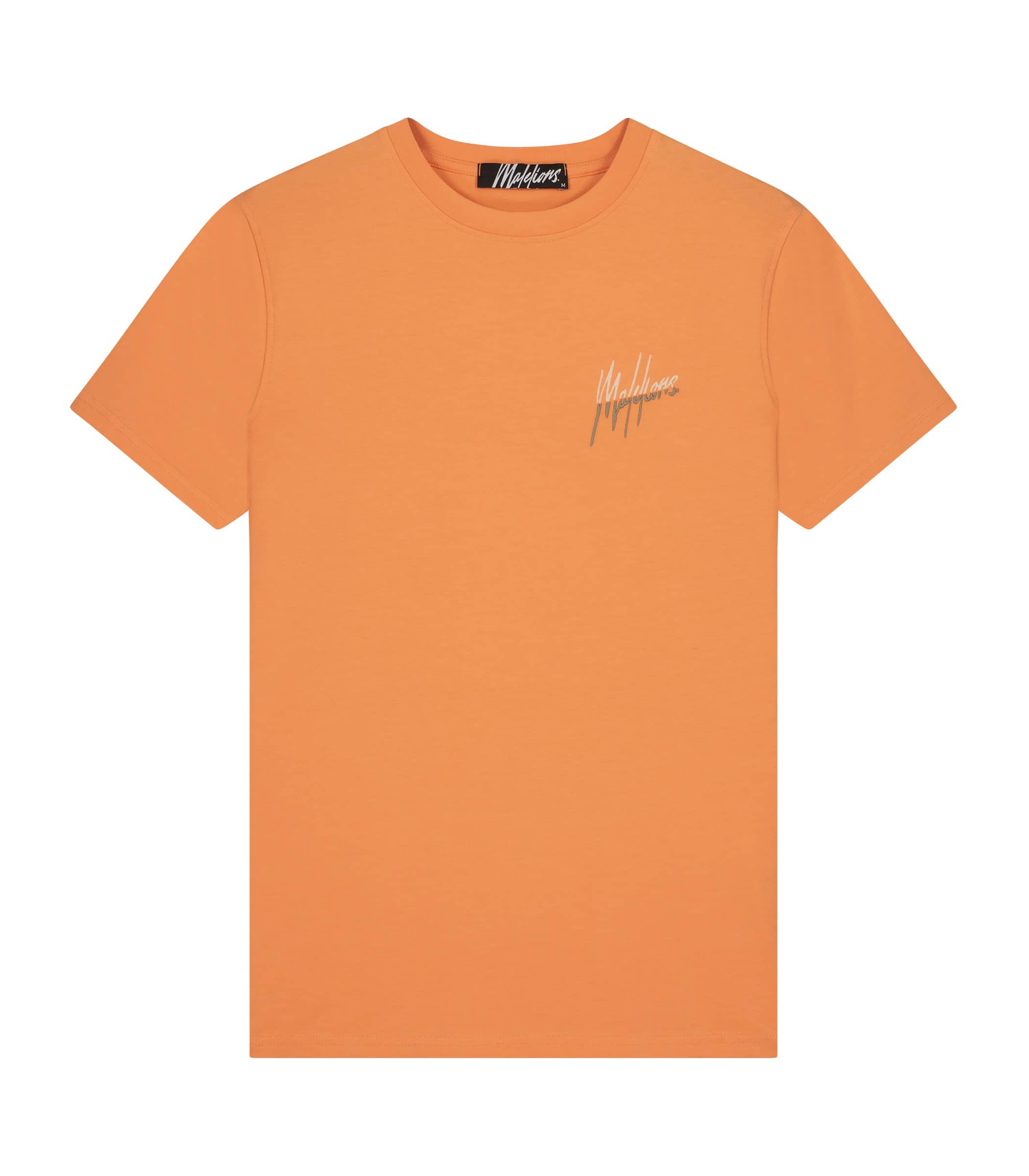 Malelions Split T-shirt Peach