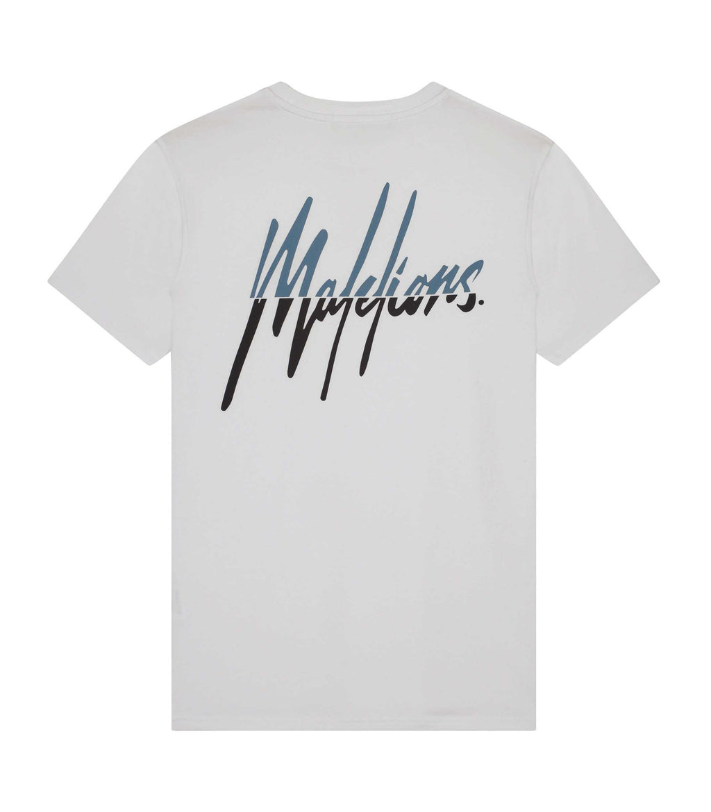 Malelions Split T-shirt Wit