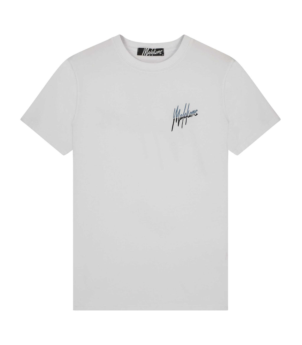 Malelions Split T-shirt Wit