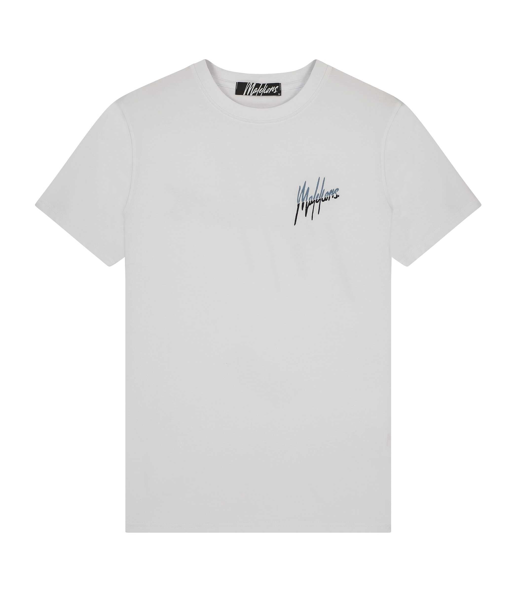 Malelions Split T-shirt Wit