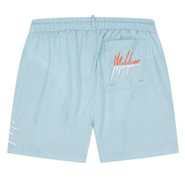Malelions Split Zwembroek Licht Blauw