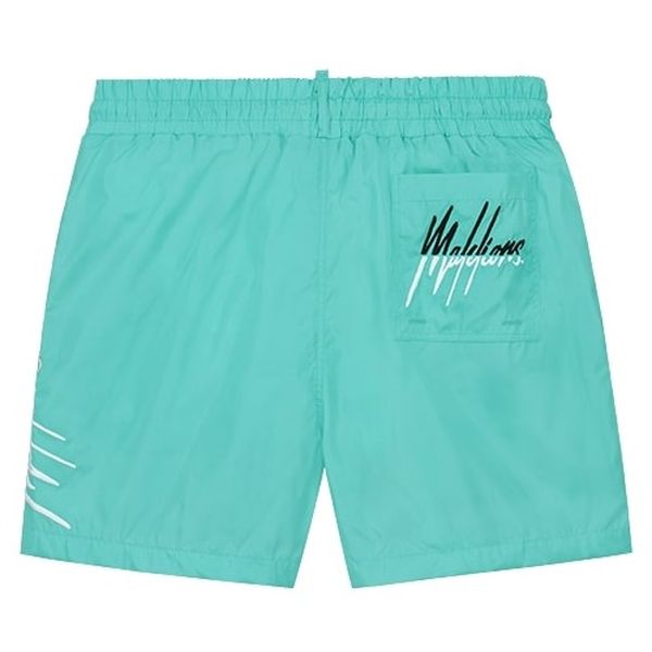 Malelions Split Zwembroek Turquoise