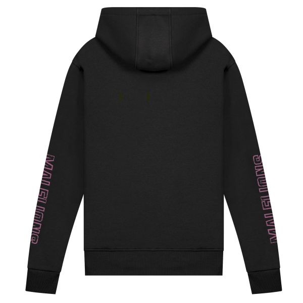 Malelions Stained Hoodie Zwart