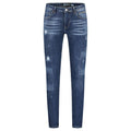 Malelions Stained Jeans Donker Blauw