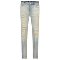 Malelions Stained Jeans Licht Blauw