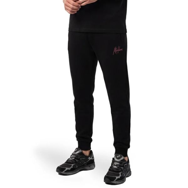 Malelions Striped Signature Trainingsbroek Zwart