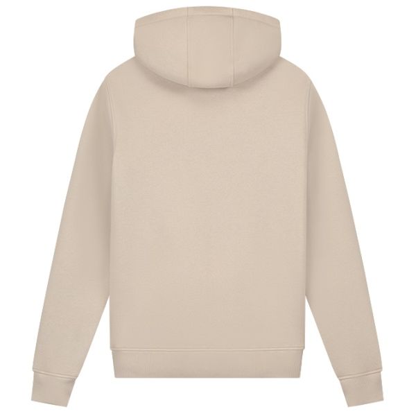 Malelions Striped Signature Hoodie Beige