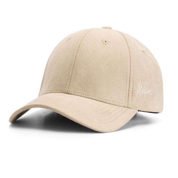 Malelions Suedine Cap Beige