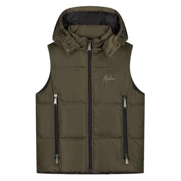 Malelions Travis Bodywarmer Donker Groen
