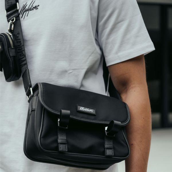 Malelions Travis Messenger Tas Zwart