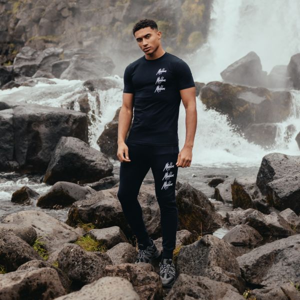 Malelions Trinal T-shirt Navy