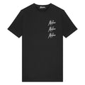 Malelions Trinal T-shirt Zwart