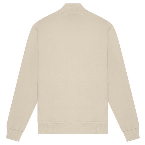 Malelions Turtle Neck Half Zip Sweater Beige