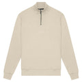 Malelions Turtle Neck Half Zip Sweater Beige