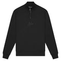 Malelions Turtle Neck Half Zip Sweater Zwart